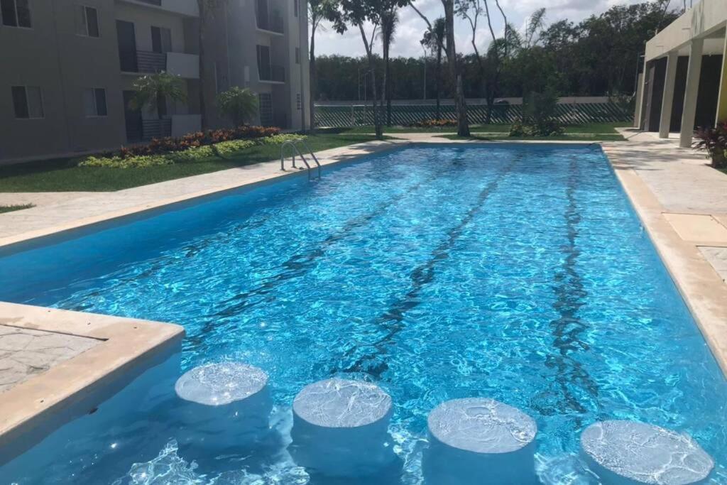 Апартаменты Vive Tus Vacaciones, Depa Nuevo Плая-дель-Кармен Экстерьер фото